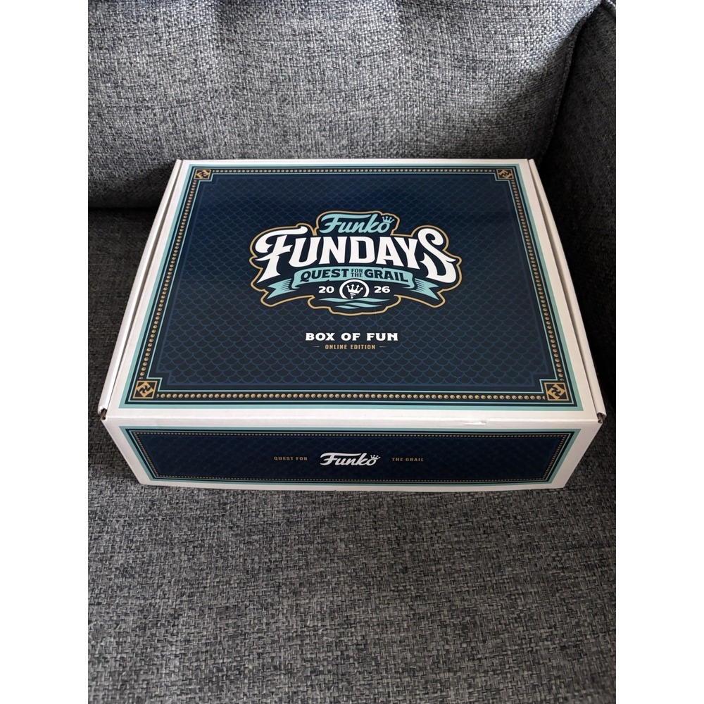 2026 Funko Fundays Quest For The Grail Box of Fun EMPTY BOX COLLECTOR New